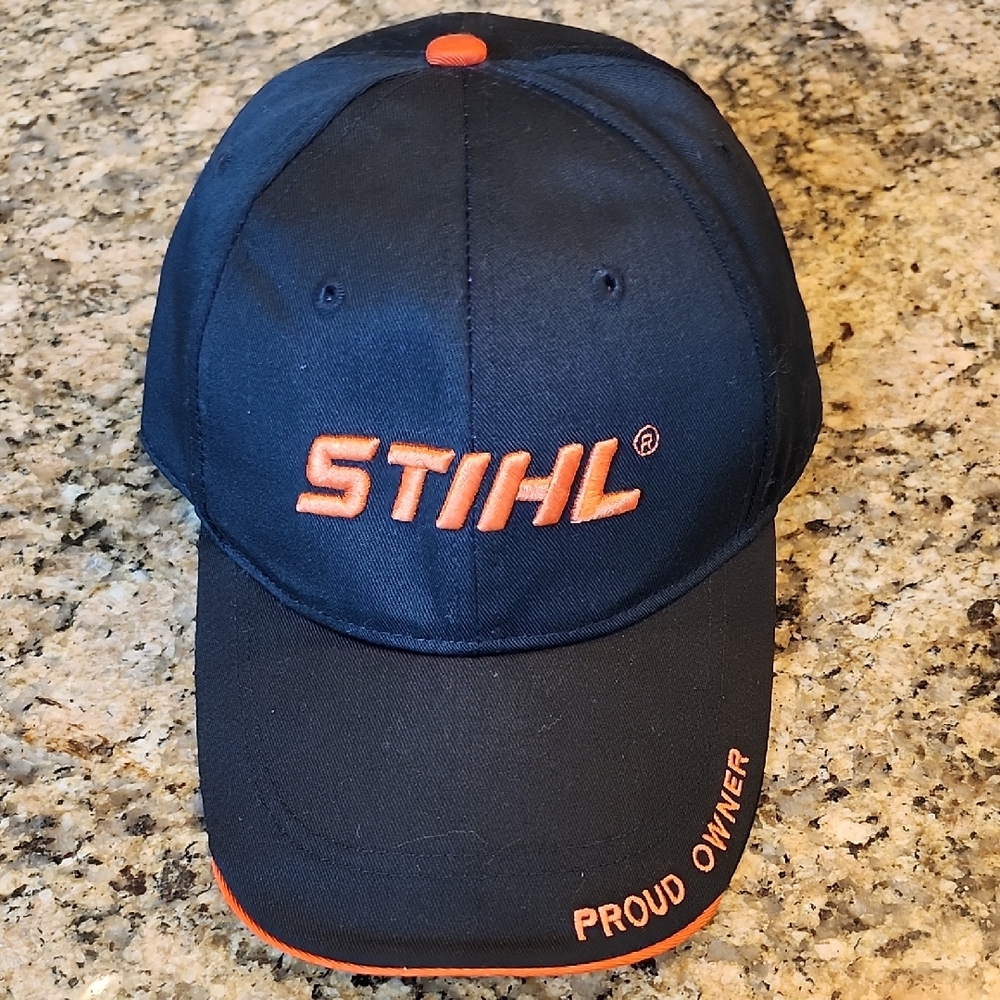 STIHL Navy and Orange Cap
